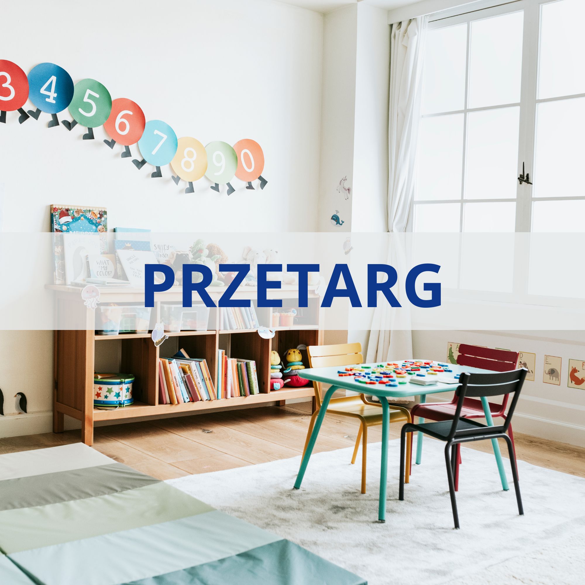 Przetarg na dostawę pomocy dydaktycznych do żłobka 