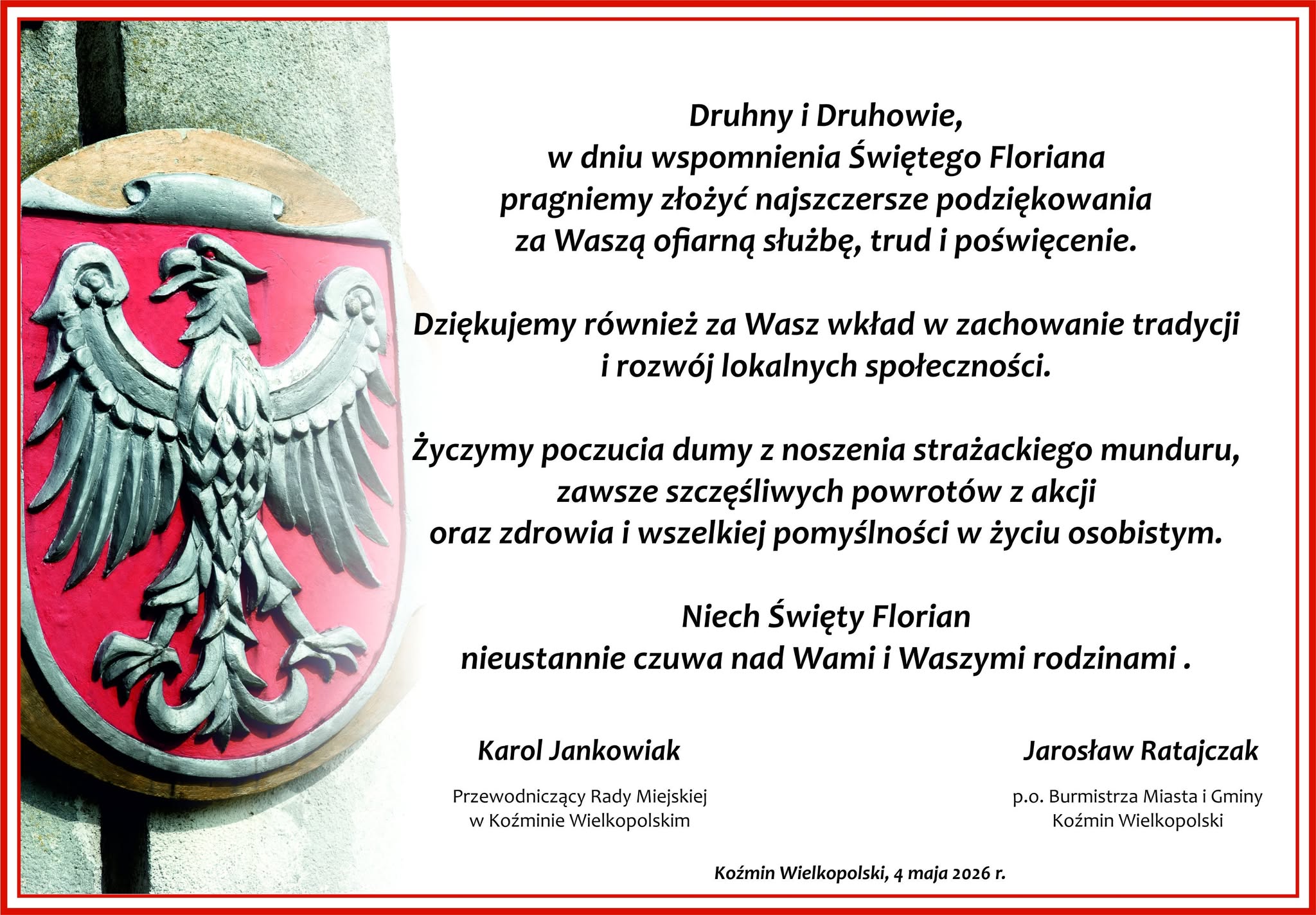 4 maja - Dzień Strażaka 